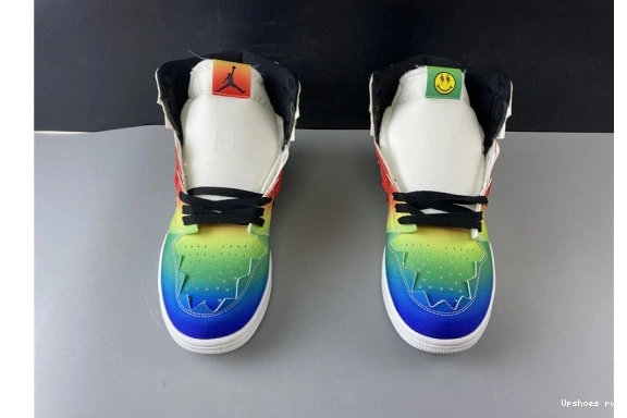 OG AIR JORDAN BALVIN’S MULTI-COLOR "J 1 J BALVIN" DC1786-125 DC1786-125 HIGH 0526
